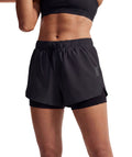 PRE-ORDER Shorts AERO Nero Donna - STMN Fitness