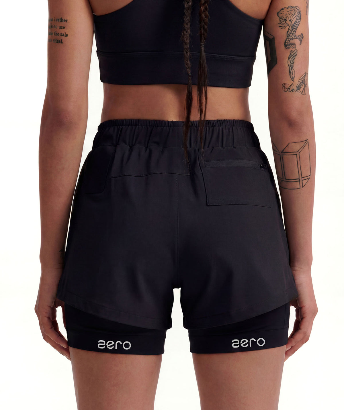 PRE-ORDER Shorts AERO Nero Donna - STMN Fitness