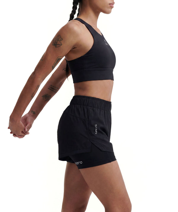 PRE-ORDER Shorts AERO Nero Donna - STMN Fitness