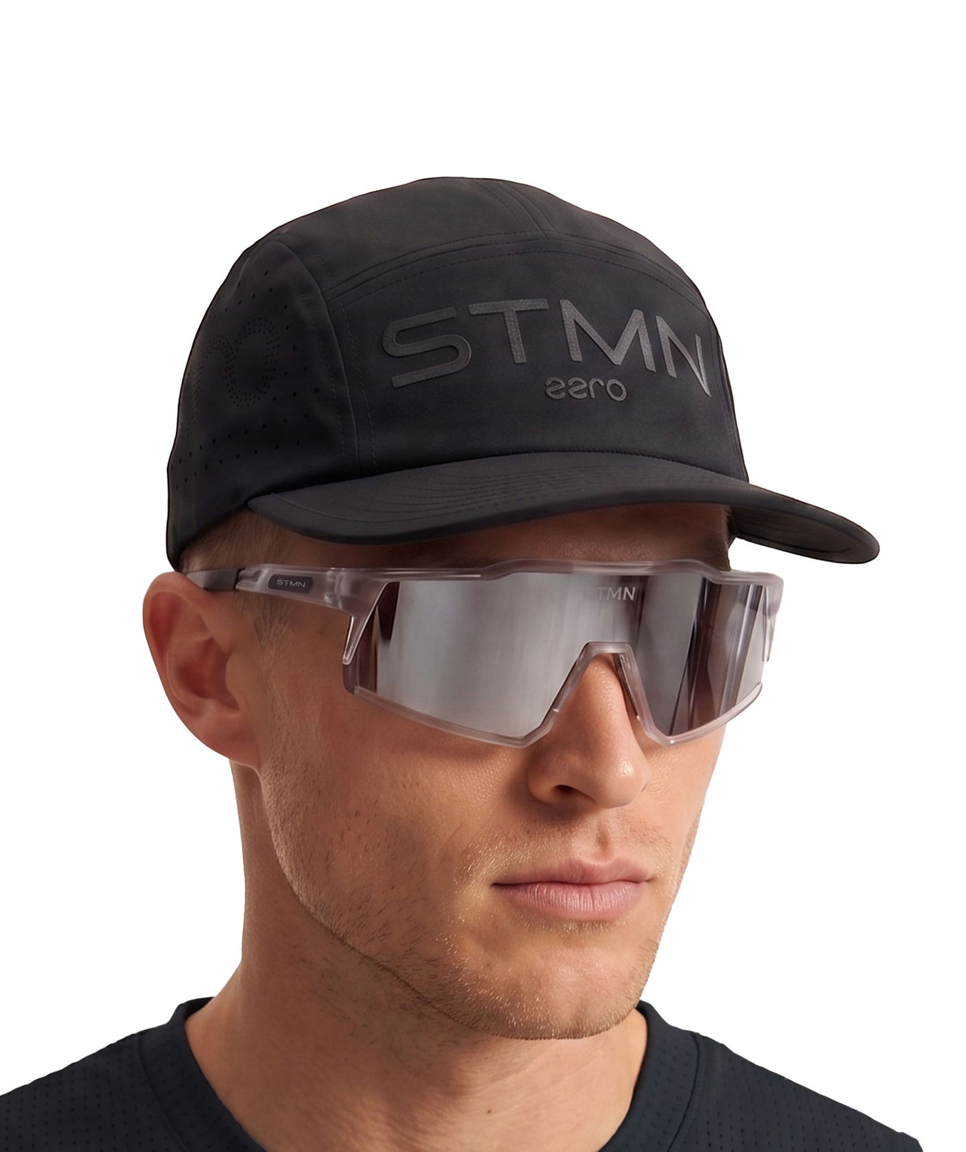 AERO Running Cap 5-Panel Black - STMN Fitness