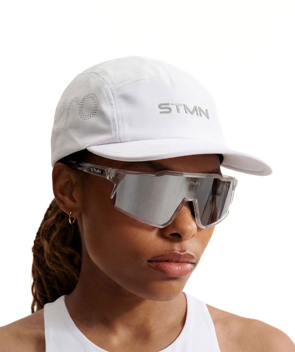 AERO Running Cap 5-Panel White - STMN Fitness