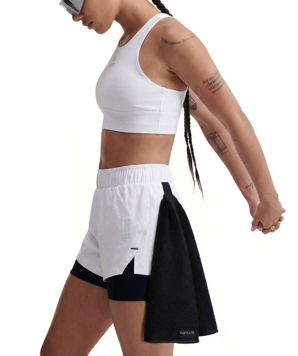 PRE-ORDER Shorts AERO Bianco Donna - STMN Fitness