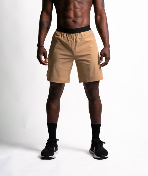 Workout Shorts SOLID Sand - STMN Fitness