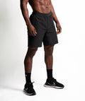 Workout Shorts SOLID Black - STMN Fitness