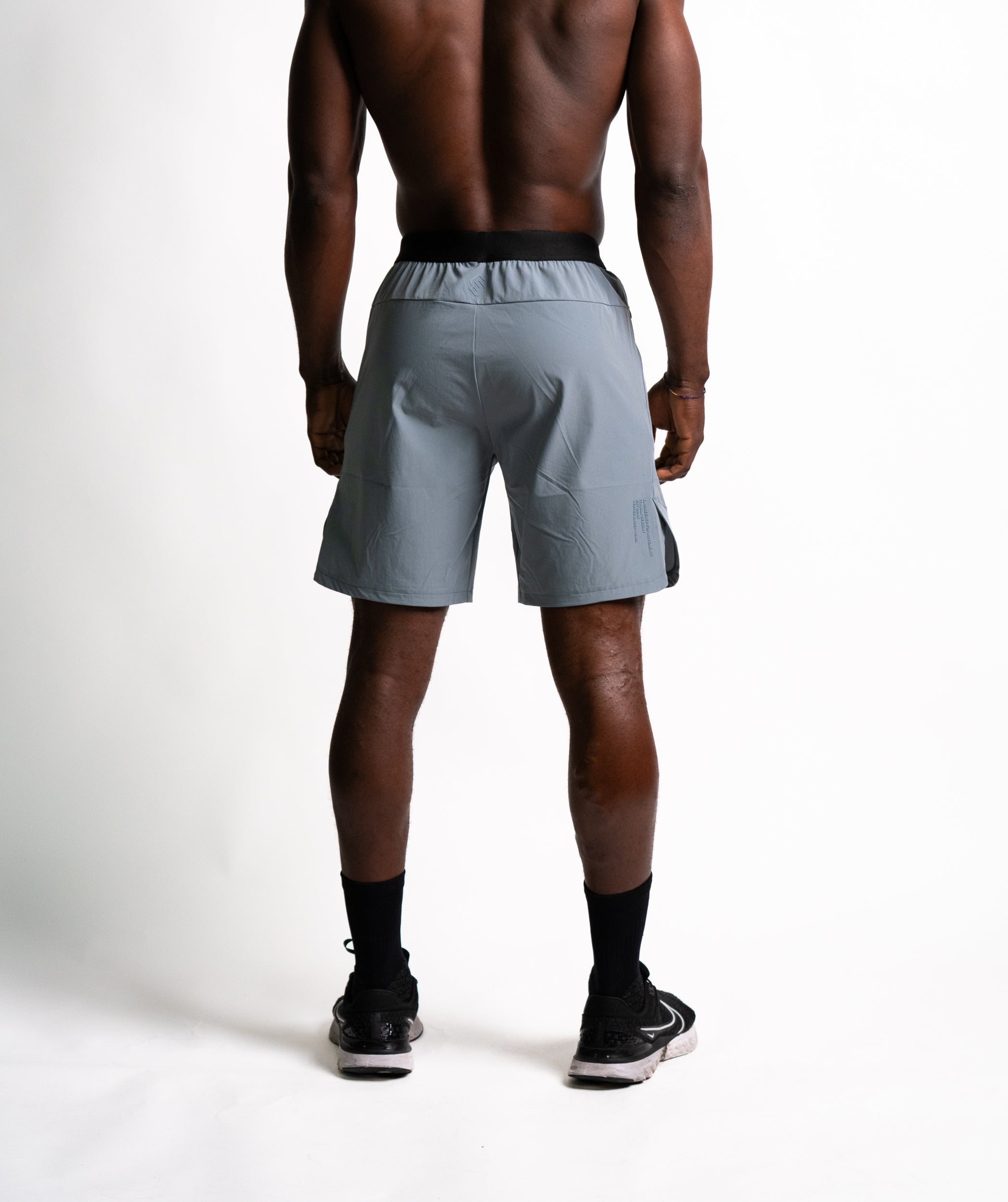 Workout Shorts SOLID Ice Gray