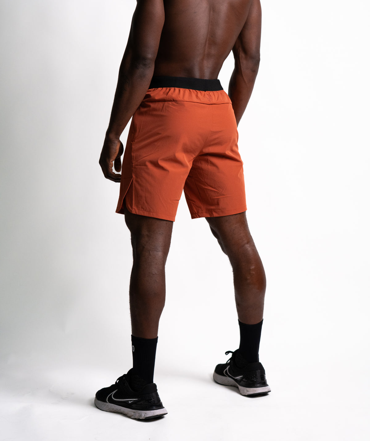 Workout Shorts SOLID Brick - STMN Fitness