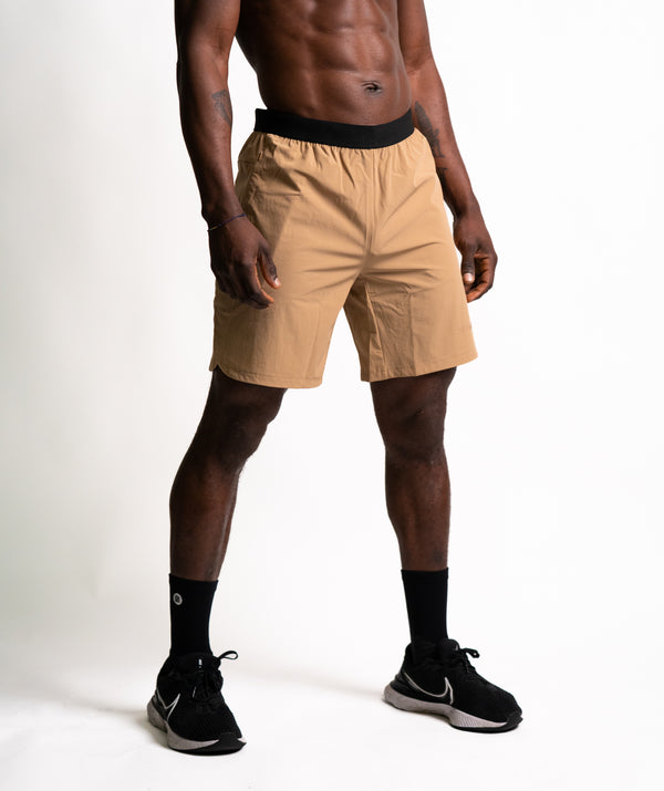 Workout Shorts SOLID Sand - STMN Fitness