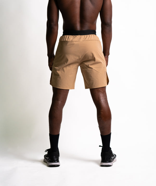 Workout Shorts SOLID Sand - STMN Fitness