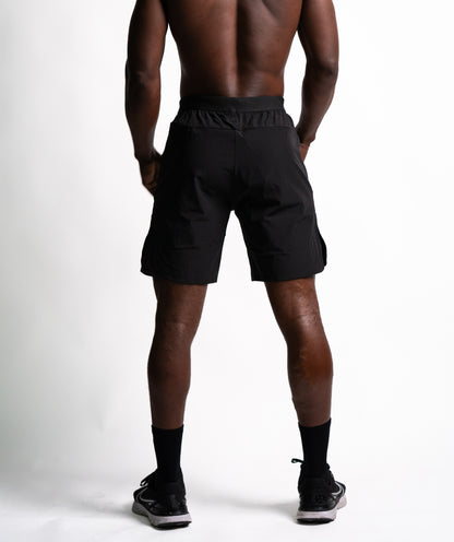 Workout Shorts SOLID Black
