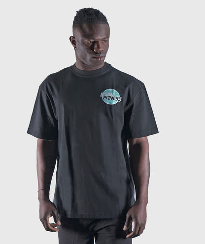 T-shirt Unisex "SPACE" Loose-Fit Black - STMN Fitness