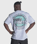 T-shirt Unisex "SPACE" Loose-Fit White - STMN Fitness