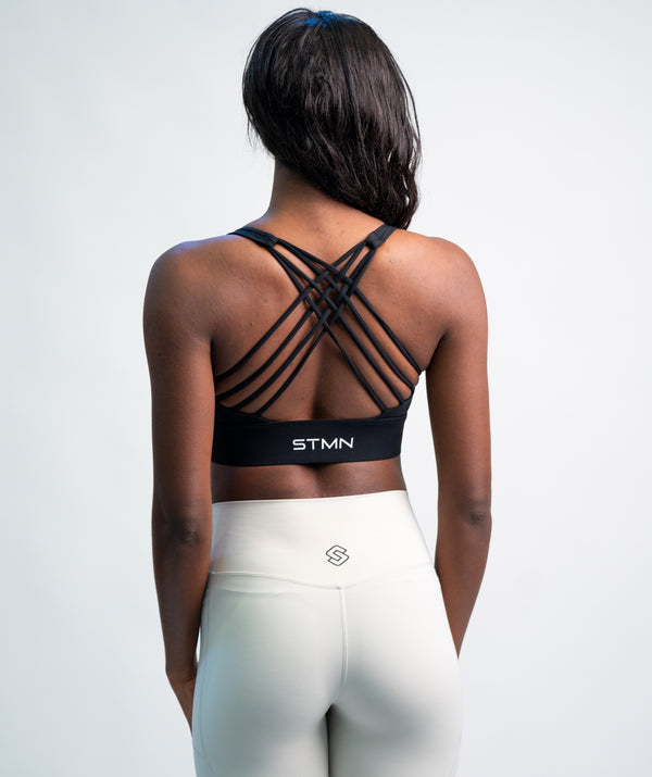 High Training Bra Donna Nero - STMN Fitness