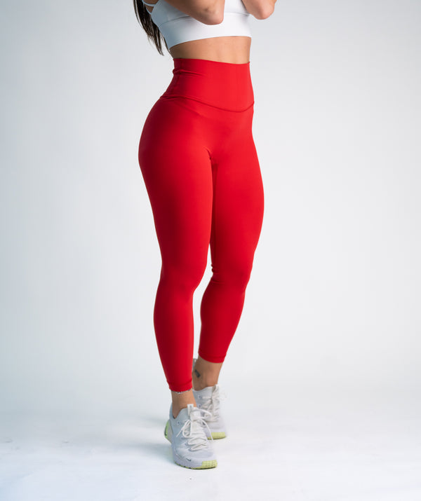 Training Leggings Rosso - STMN Fitness