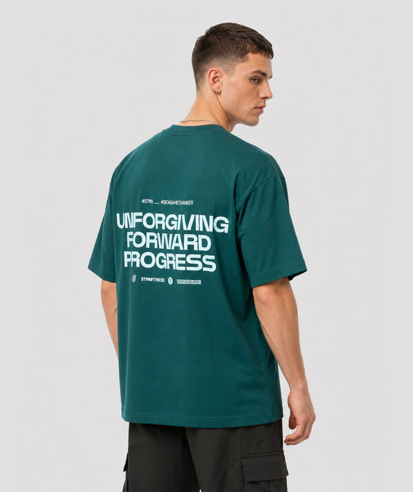 "UFP" Loose-Fit Tee Green Unisex - STMN Fitness