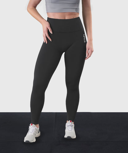 Leggings de formation en B noir