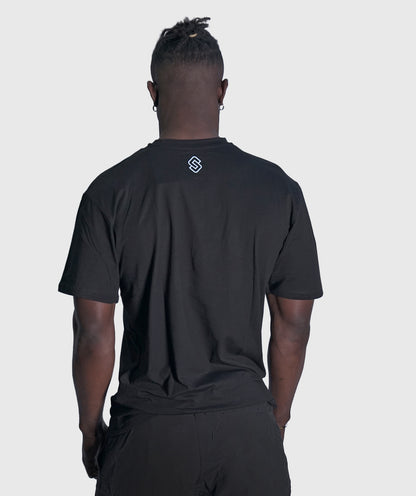 T-shirt Competitor Uomo Nera - STMN Fitness
