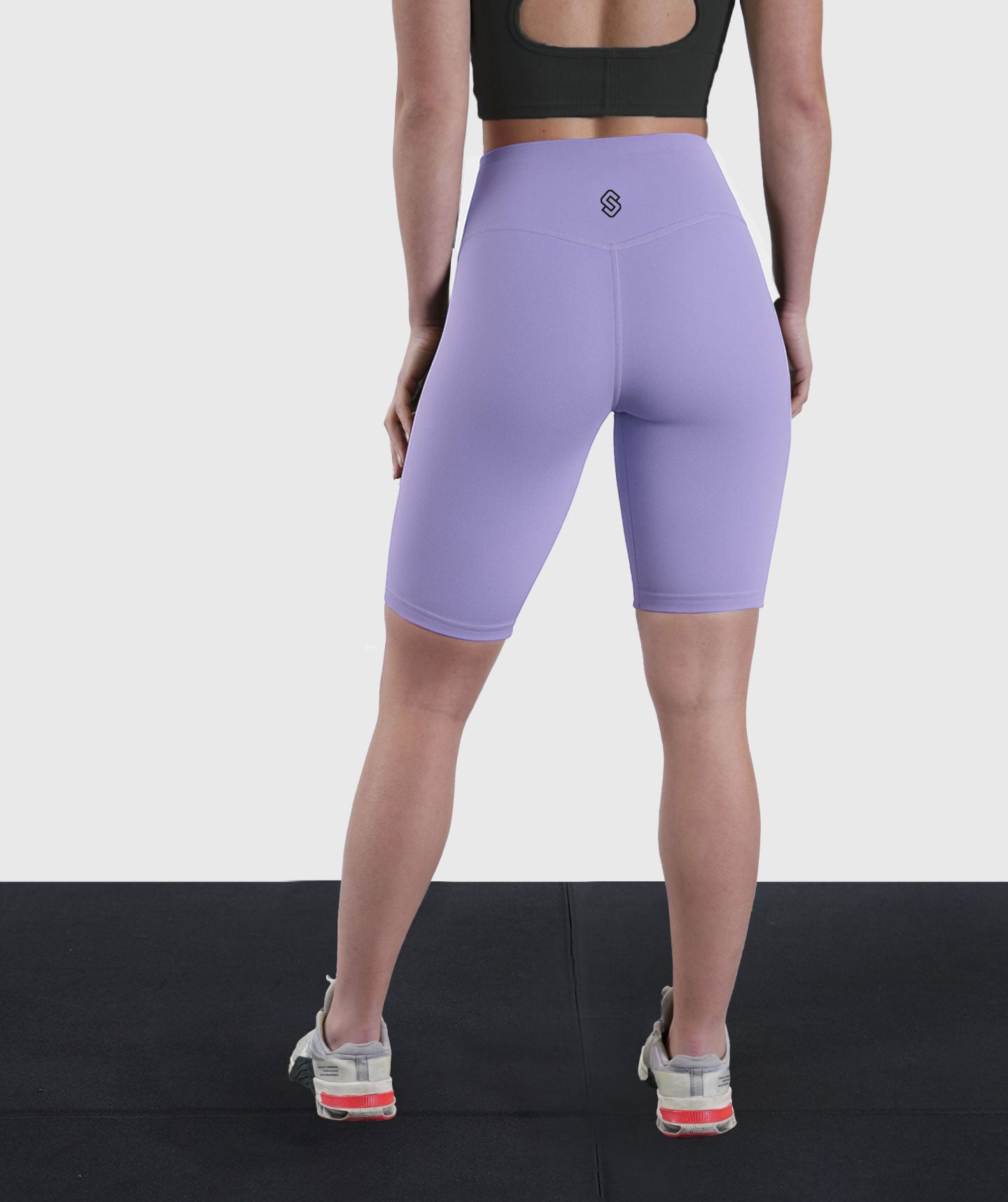 Ciclo de pantalones cortos altos lilla