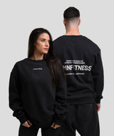 Felpa girocollo ICON Black Unisex