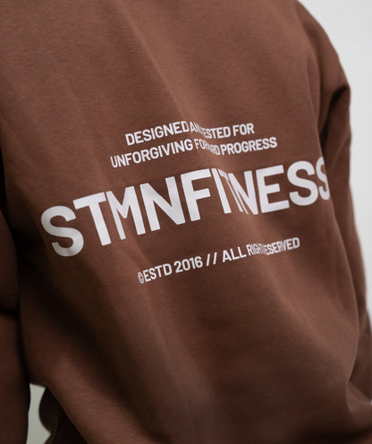 Felpa girocollo ICON Chocolate Unisex - STMN Fitness