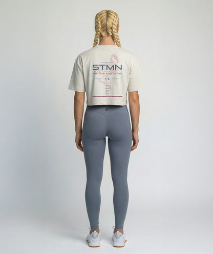 T-Shirt "MIAMI BEACH 2026" Limited Ed. Cropped White