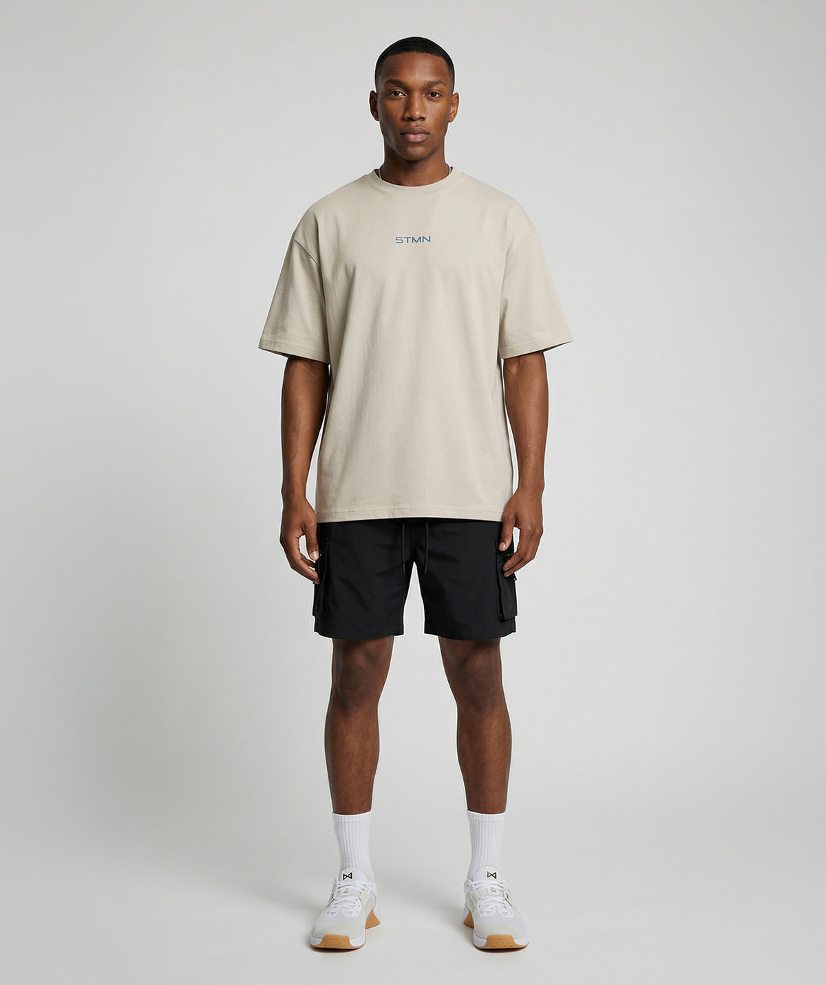 T-Shirt "MIAMI BEACH 2026" Limited Ed. LooseFit Beige - STMN Fitness