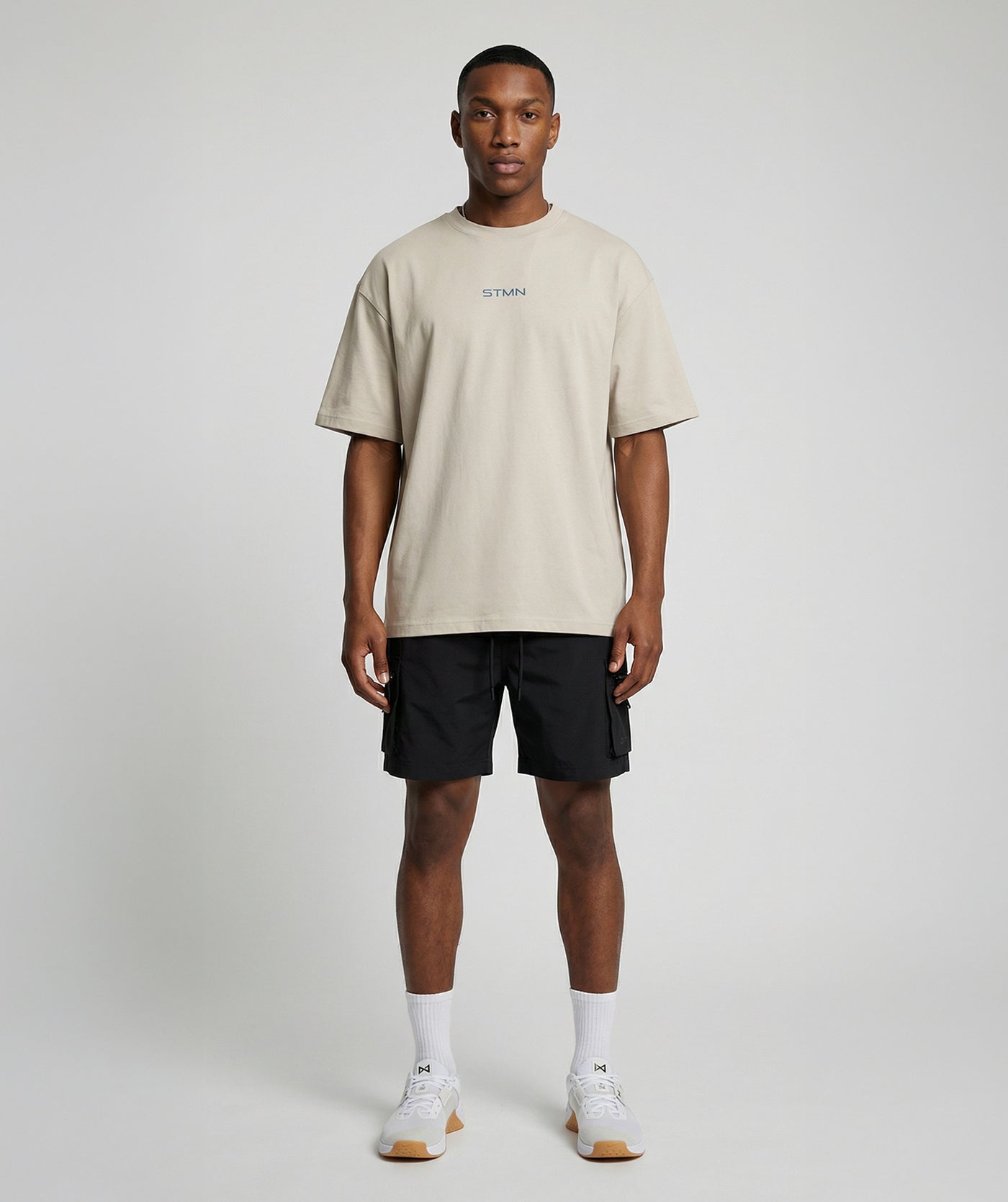 T-Shirt "MIAMI BEACH 2026" Limited Ed. LooseFit Beige - STMN Fitness