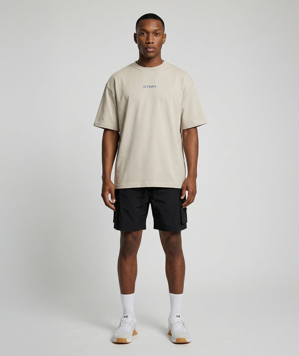 T-Shirt "MIAMI BEACH 2026" Limited Ed. LooseFit Beige - STMN Fitness