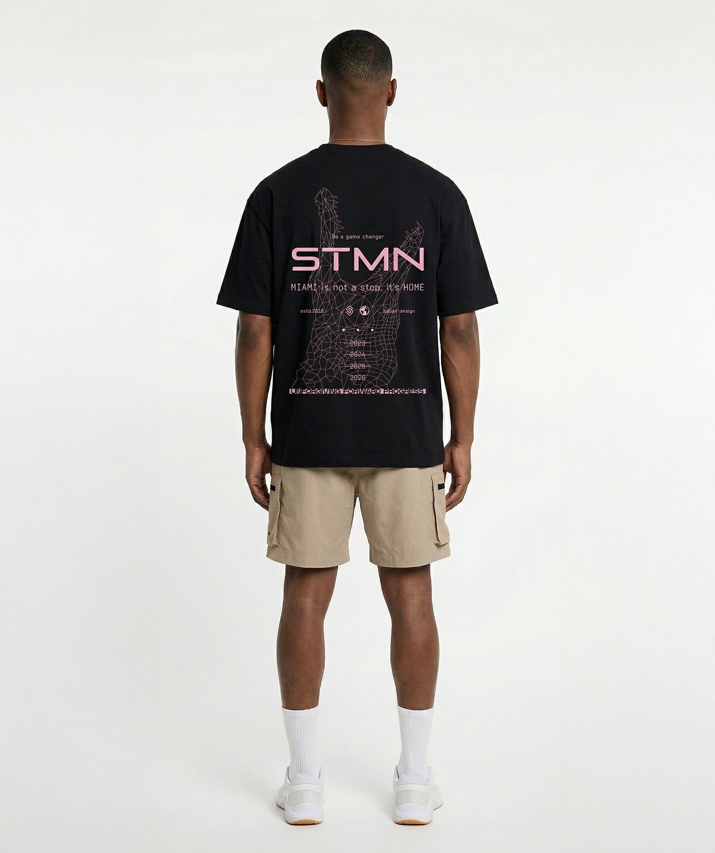 T-Shirt "MIAMI BEACH 2026" Limited Ed. LooseFit Black