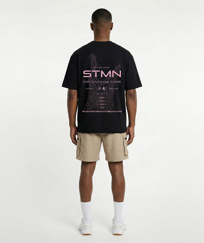 T-Shirt "MIAMI BEACH 2026" Limited Ed. LooseFit Black