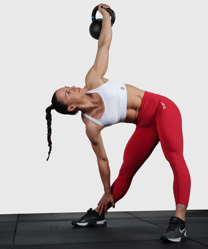 Training Leggings Rosso - Stamina Fitness