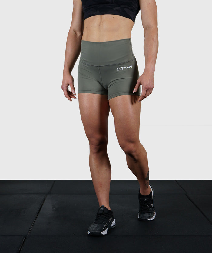 Training Shorts Verde Militare - STMN Fitness