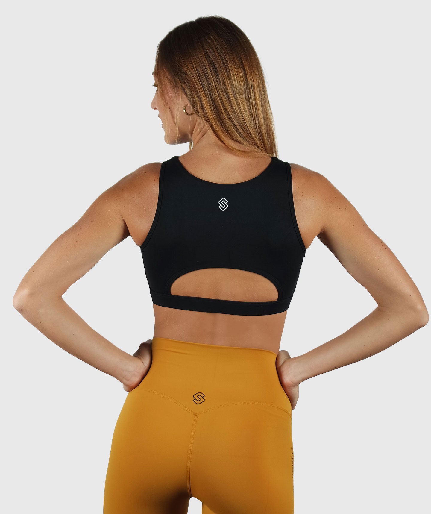 Rebel Bra Donna Nero - STMN Fitness