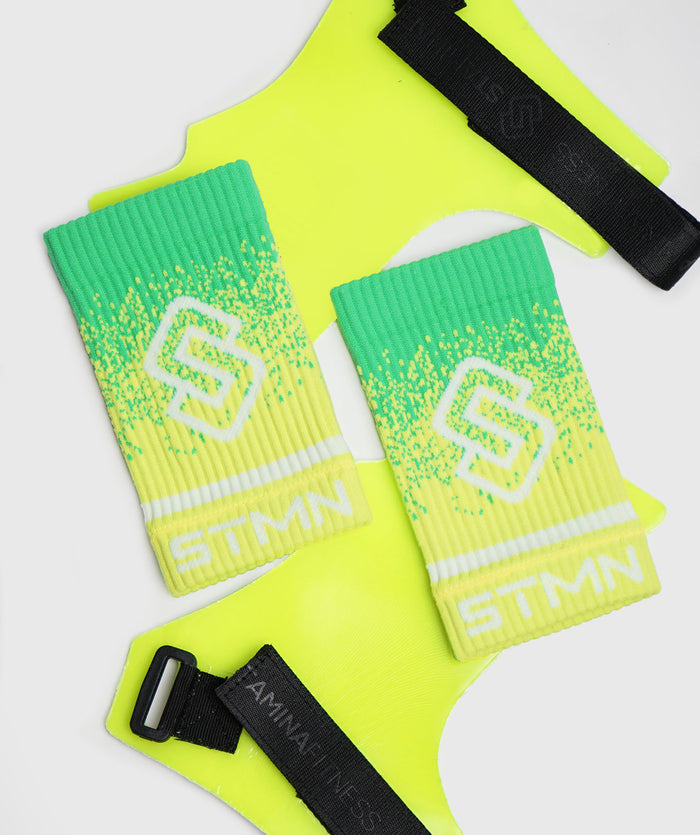 Polsini Slim in spugna Giallo- STMN Fitness