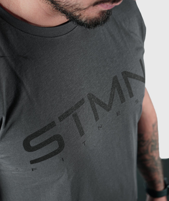 T-shirt Competitor Uomo Grigia - STMN Fitness