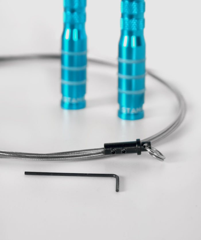 Cordà Per Saltare Corda Per Saltare Regolabile FDCGAS - Senza Grovigli, Per Allenamento Adulti E Bambini | 2.8M Allenamento Casa Palestra - Foto 8