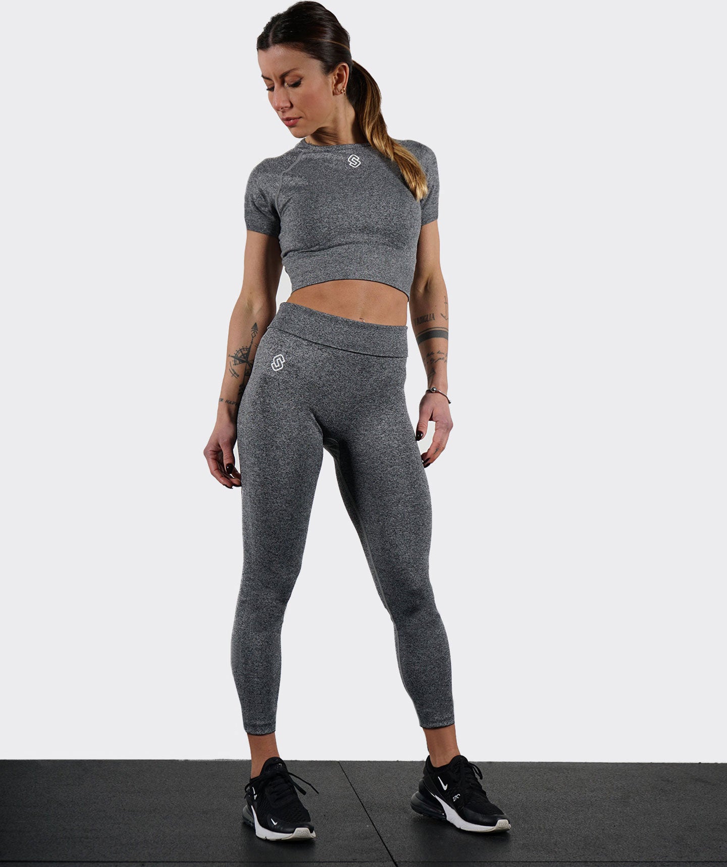 Completo SS Fitted Grigio - STMN Fitness