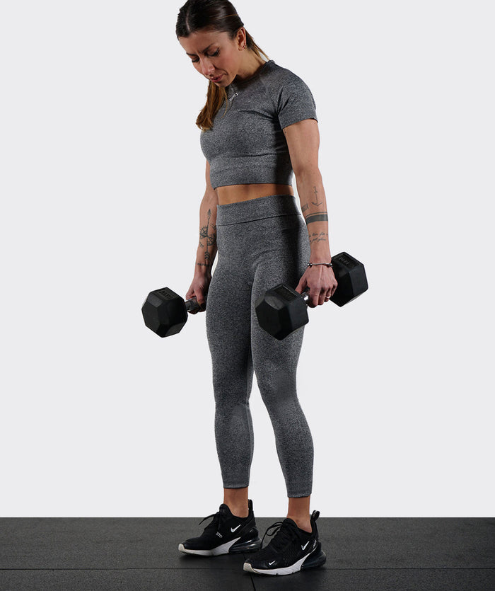 Completo SS Fitted Grigio - STMN Fitness