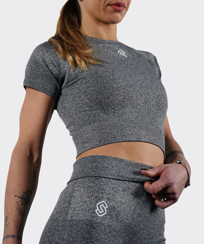 Completo SS Fitted Grigio - STMN Fitness