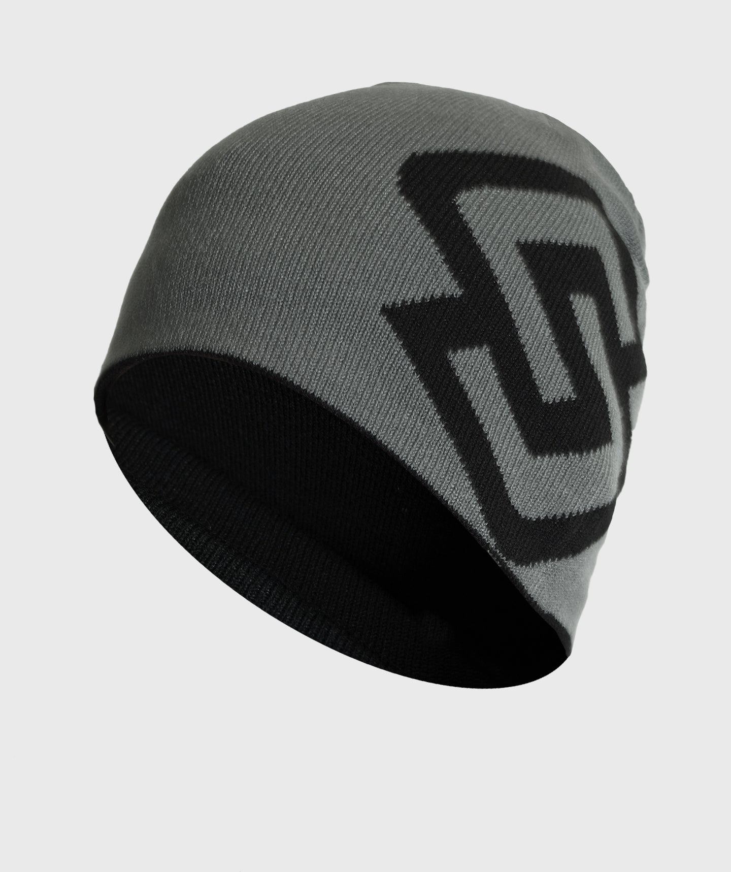 Cappello di Lana Double Face Nero/Grigio - Stamina Fitness